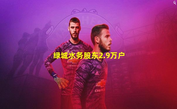 绿城水务股东2.9万户
